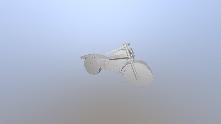Toy motocycle 3D Model