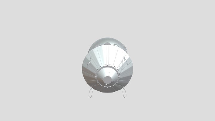 Vostok-1 Spaceship 3D Model