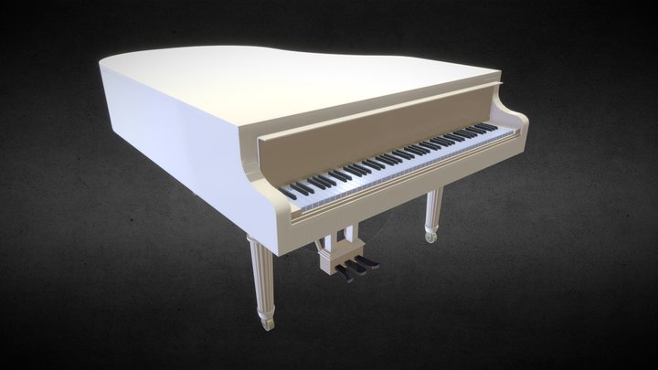 Grand piano 3D Model