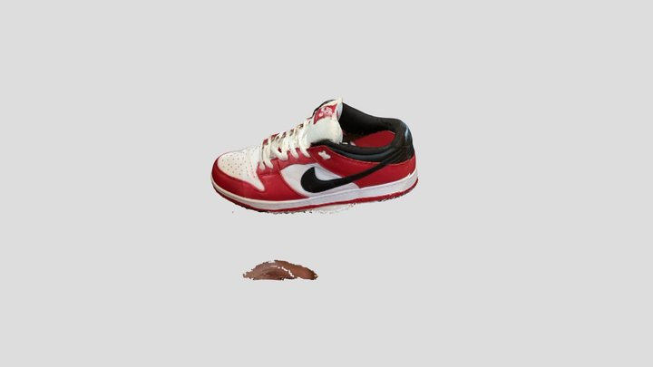 Nike Dunk Low Chicago 3D Model