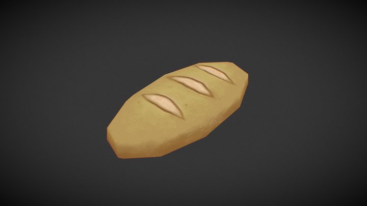 Mini Baguette 3D Model