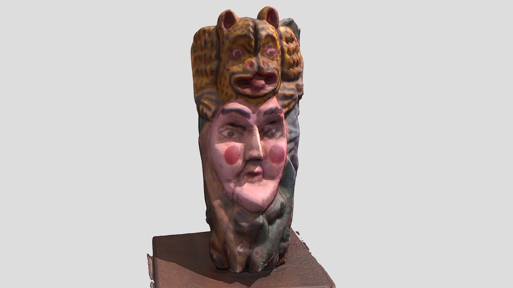 Mexican Traditional Mask - Kinect V1 Scan