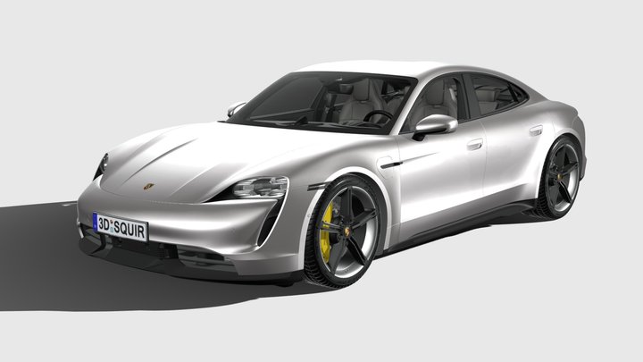 Porsche Taycan 2020 3D Model