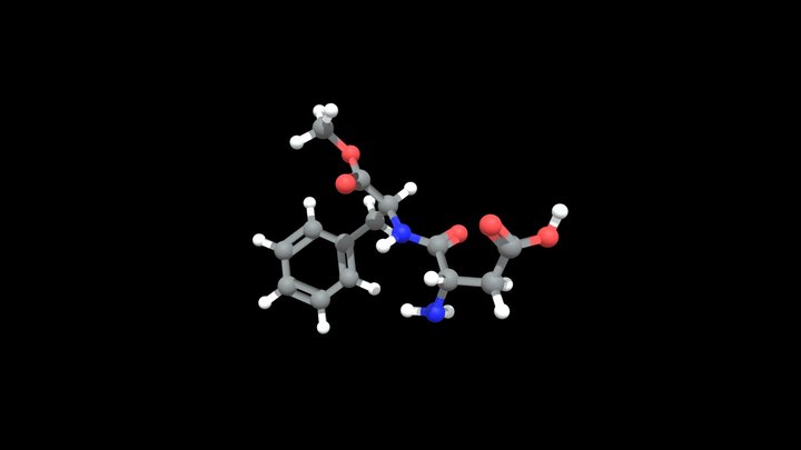 Aspartame – Modello 3D gratuito STL