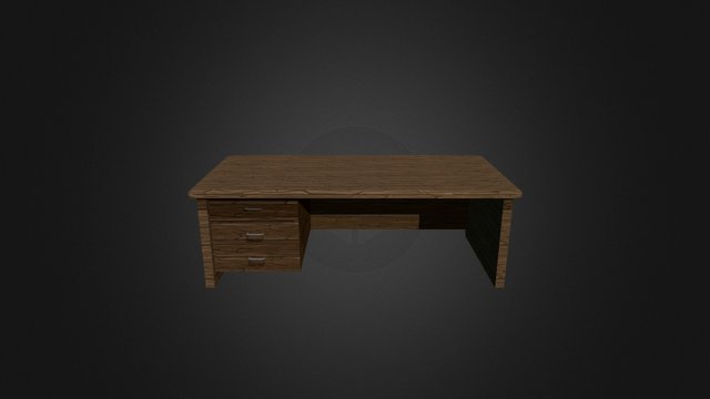 Desk 3D Model