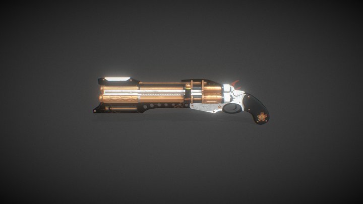 revolver 3D Model