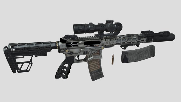 Ar-15 3D Model