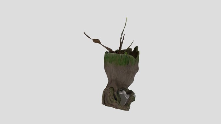 Groot potplant 3D Model