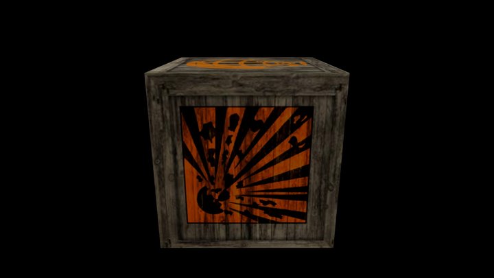 explosive crate 3D Model