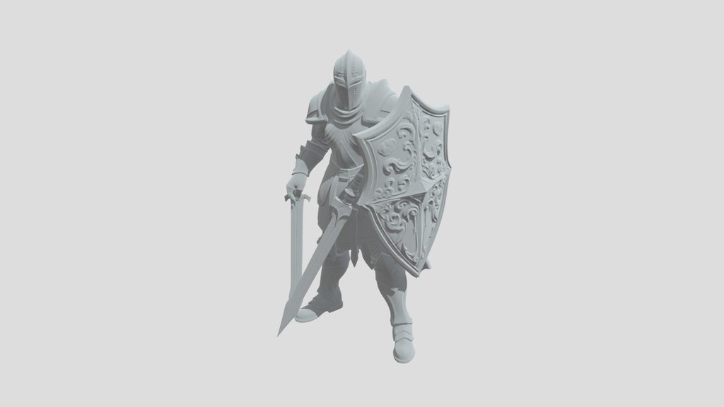 Heroic fantasy knight paladin 32mm