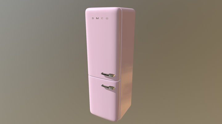 Refrigerator Smeg Fab32 2 3D Model