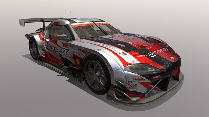 Toyota GR Supra GT GT300 3D Model