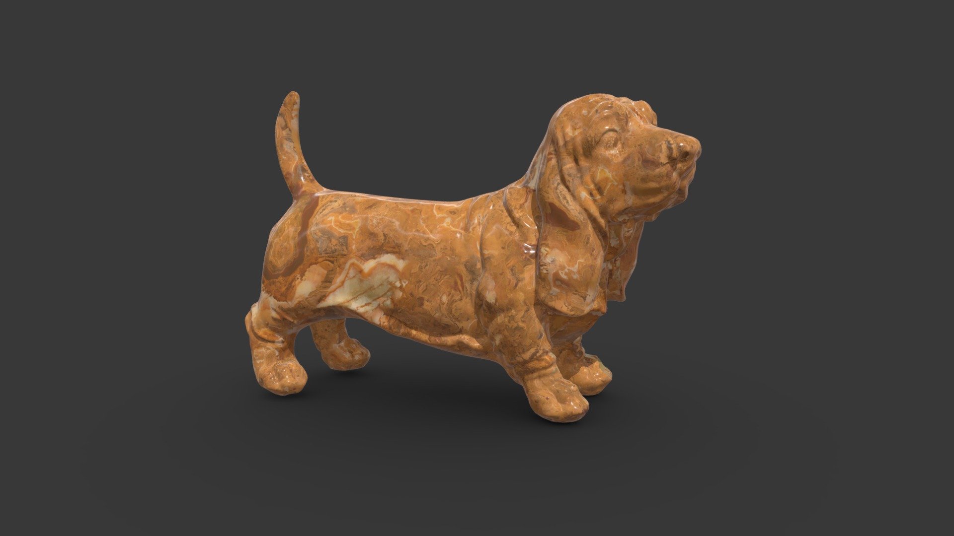 Stuffed Toy Basset Hound 3D Model $21 - .max .fbx .obj - Free3D