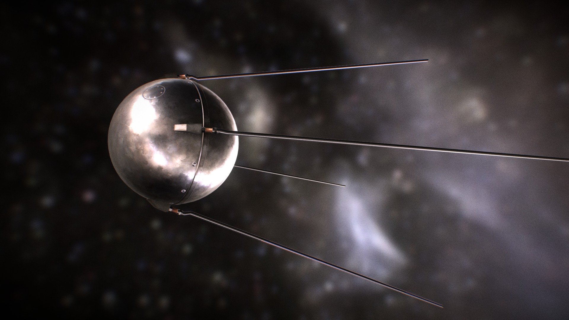 Sputnik 1957 Спутник - Download Free 3D model by Moryak (@_moryak_ ...