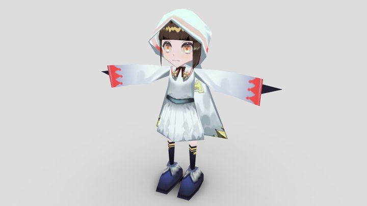 256fes) chibi 3D Model