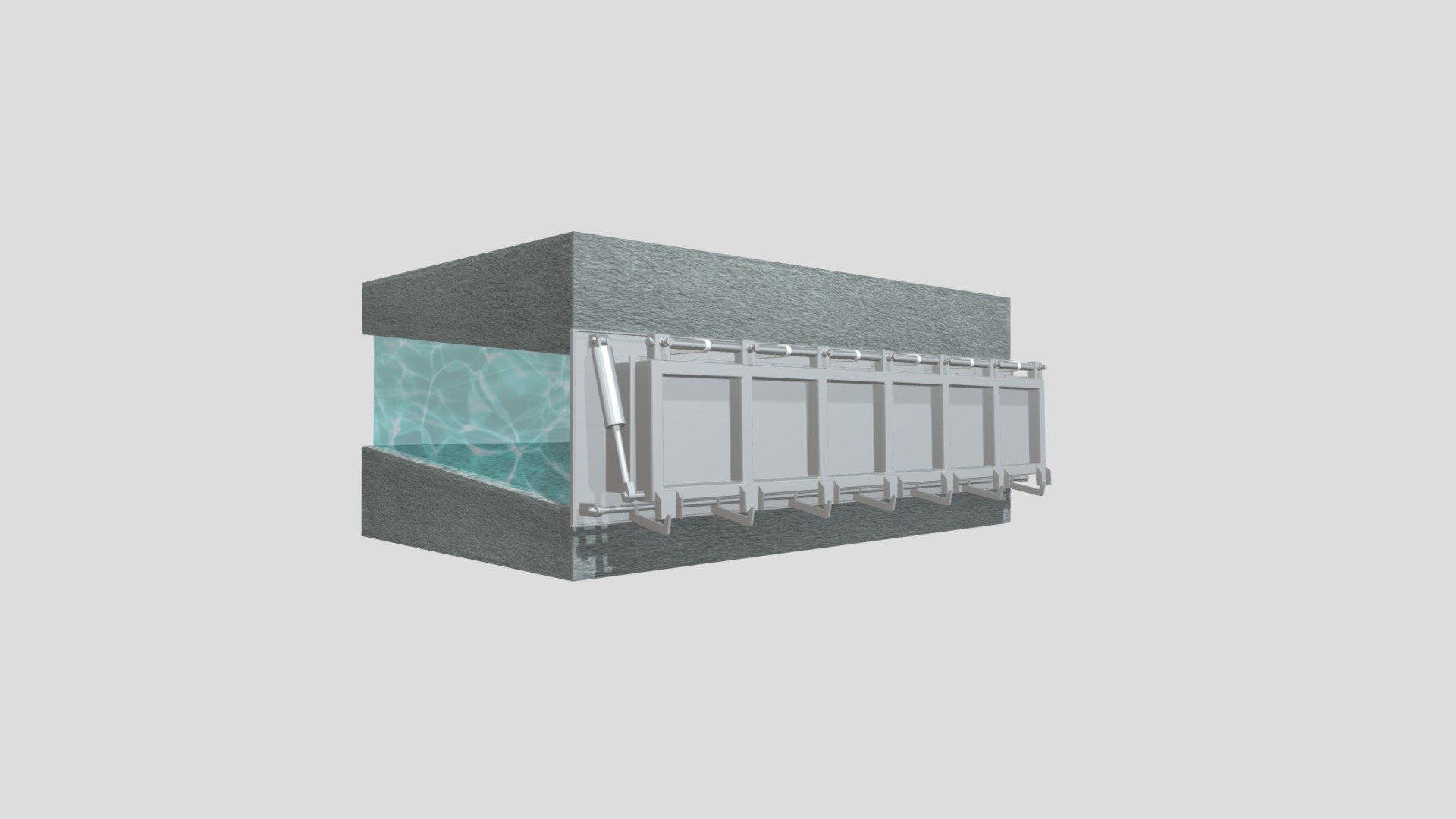 冲洗门 — Sketchfab embed 3D viewer