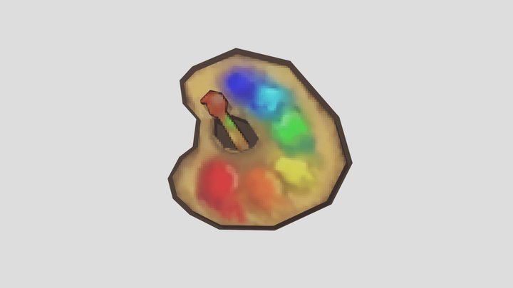 FINGER PALETTE (in-game) 3D Model