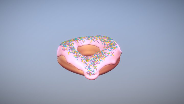 Donut 3D Model