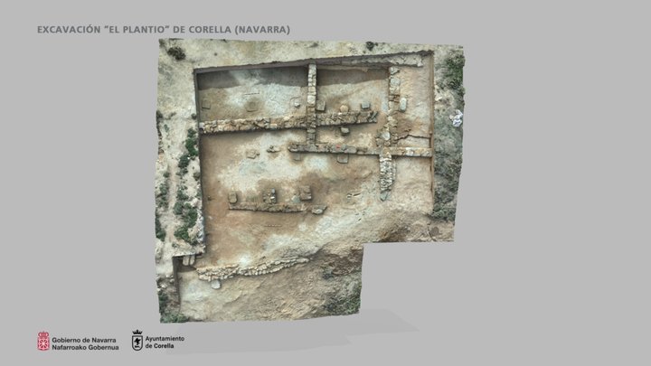 El Plantio de Corella (Navarra). Cella Vinaria 3D Model