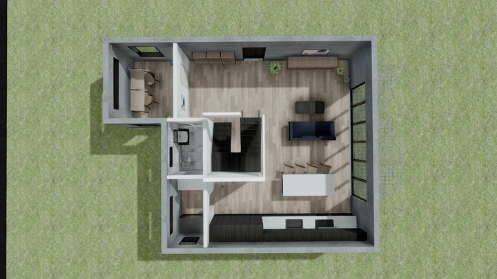 Casa Ashe  - 1st Floor 3D Model