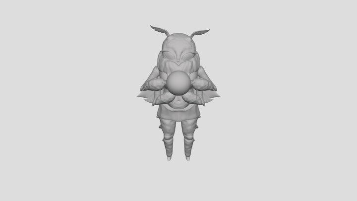 Moth Gal 3D Model