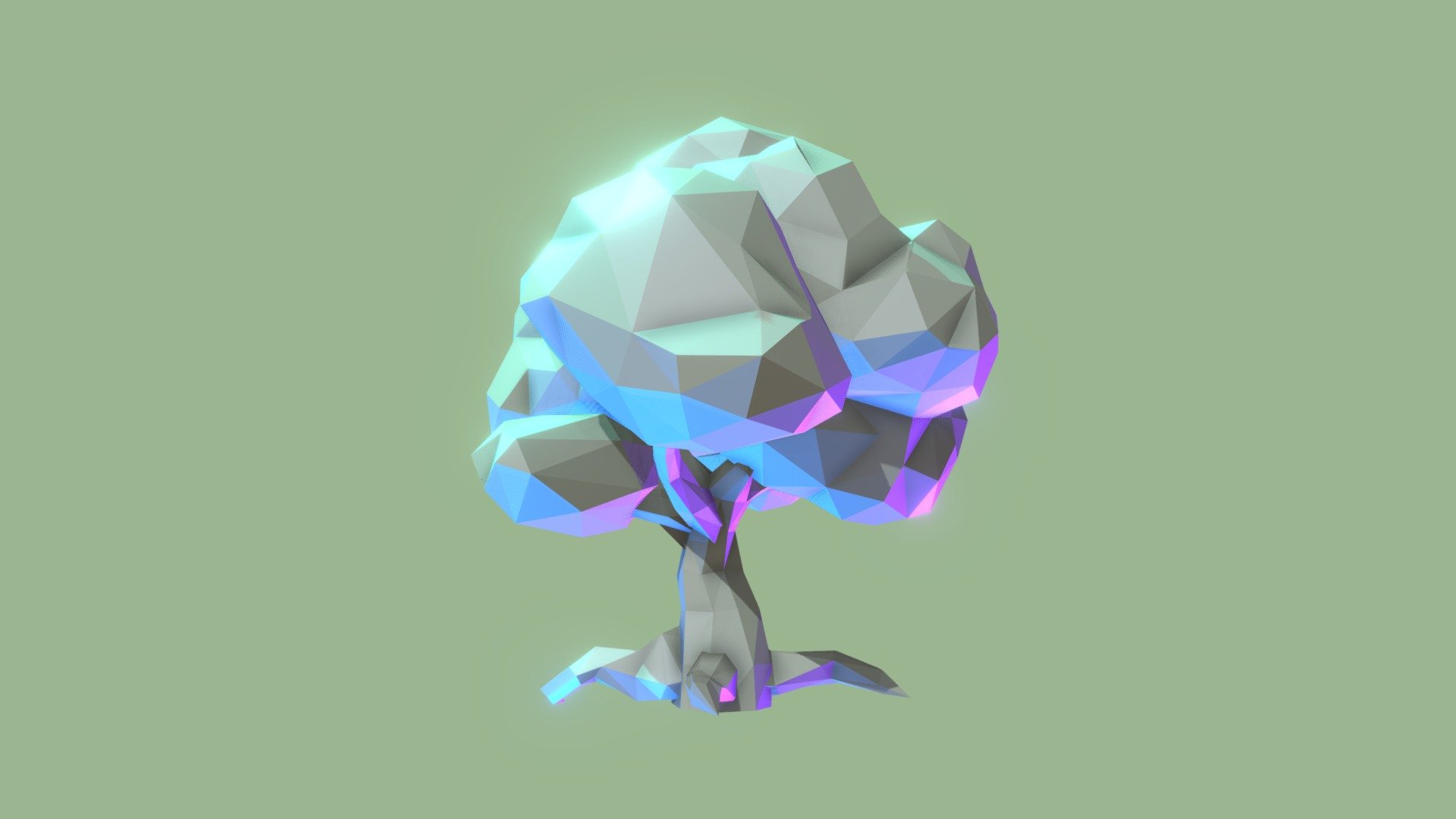 Startscreen Tree - 3D model by newtts182 [58f4c56] - Sketchfab
