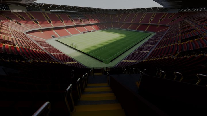 Dragon Stadium 3D Model