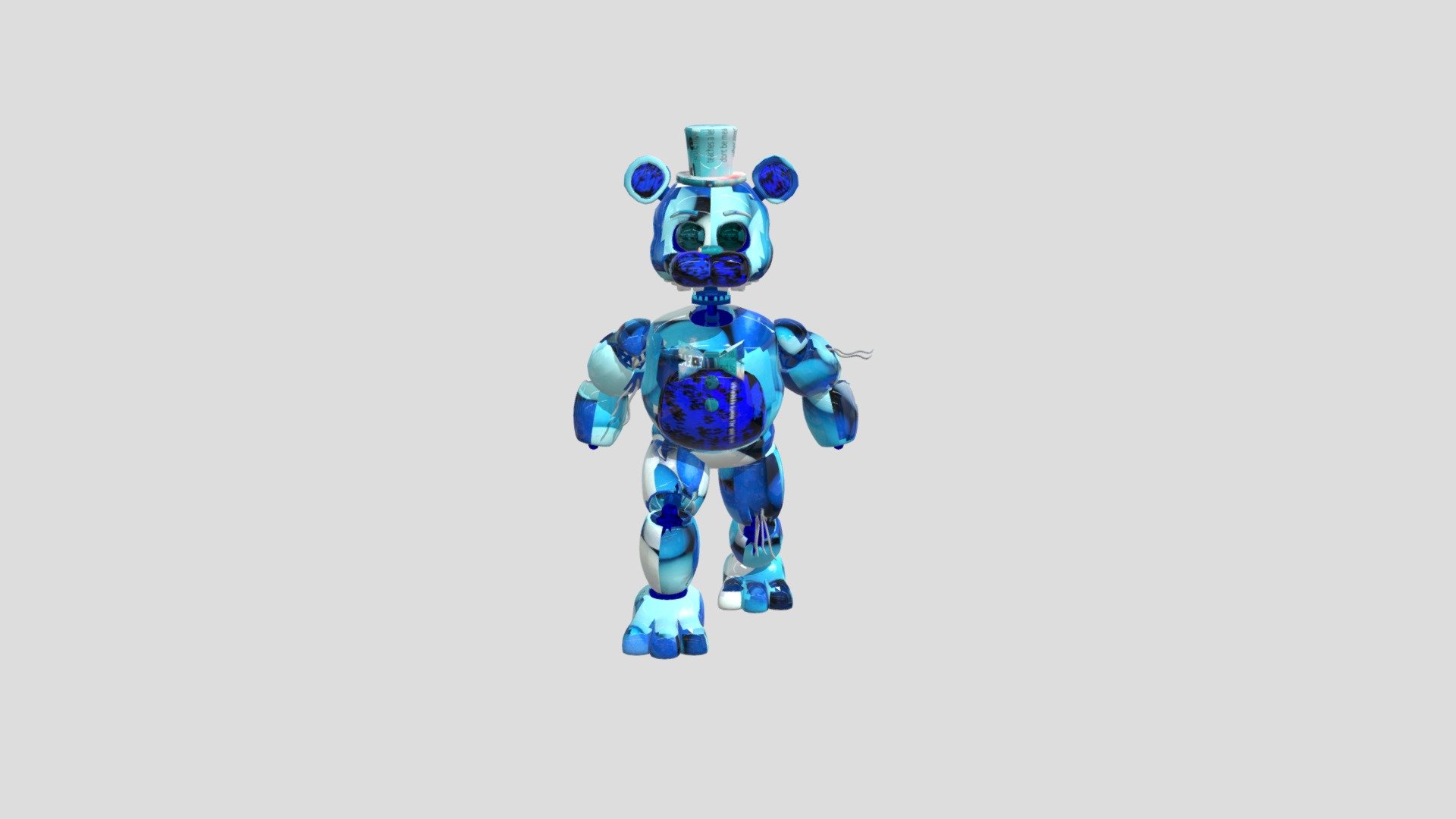 Five Nights at Freddy's (Fnaf) - Ignited Freddy 3D Print