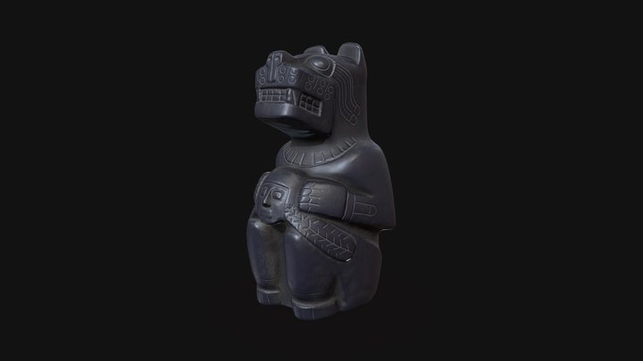 CHACHAPUMA DE BASALTO 3D Model