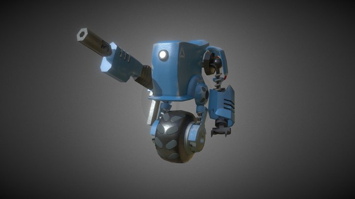 Blue_Robot 3D Model