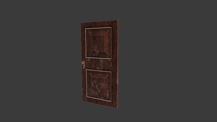 Wooden Doors 3D Model