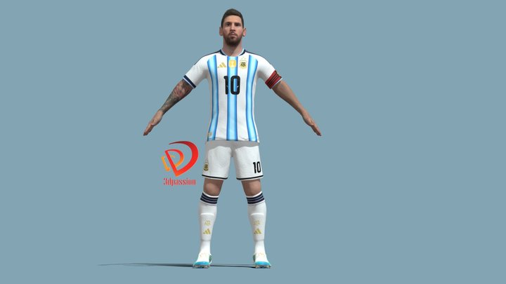 Messi 3D models - Sketchfab