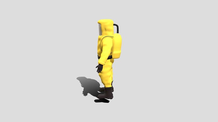 Hazmat Scientist 3D Model
