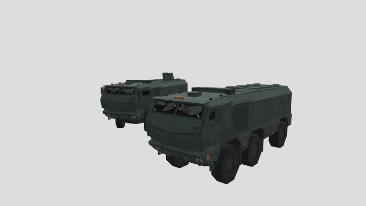 Kamaz typhoon 3D Model