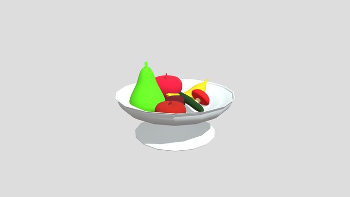 Fruit Bowl 3D Model