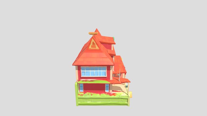Dark Riddle house 3 3D Model