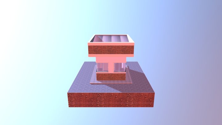 Security Cabin 3D Model