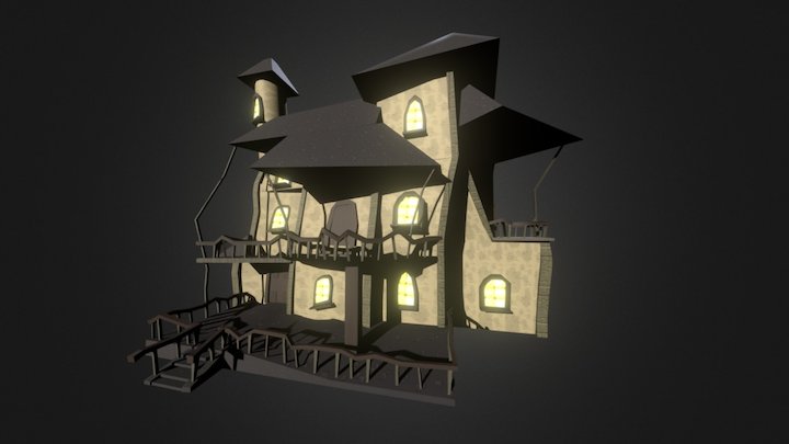 Tim Burton House 3D Model