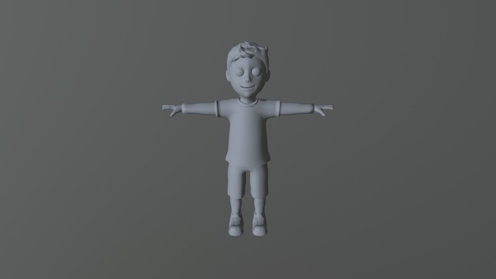 Kid 3D Model