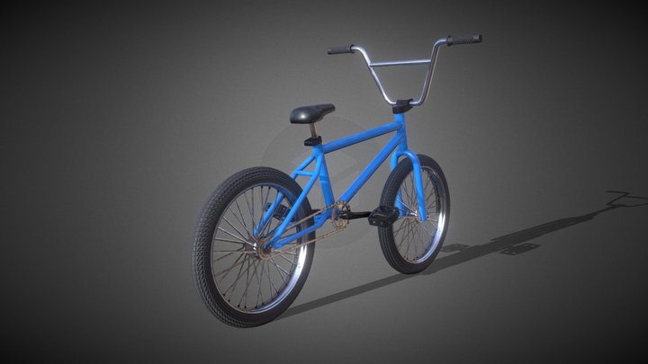 BMX + Rig 3D Model