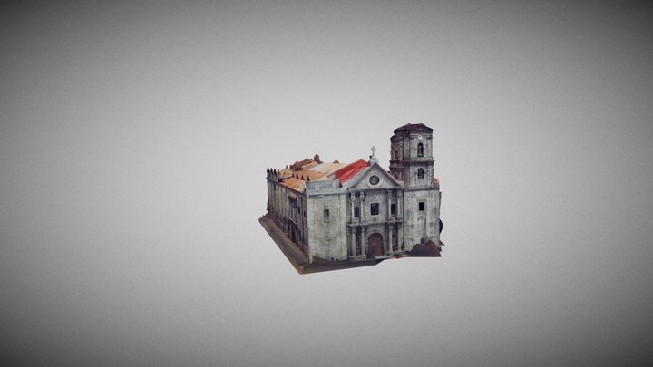 San Agustin Church 3D Model