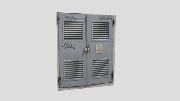 Electrical Box Door Scan4k : Photoscan 3D Model