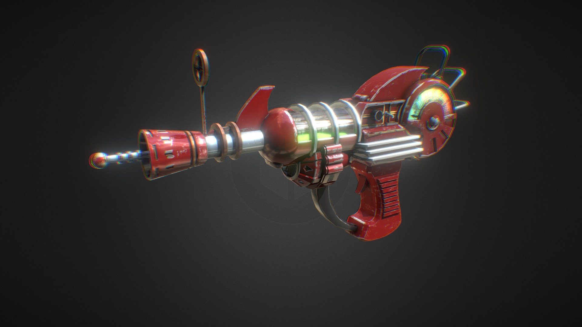 Call of Duty Ray Gun - 3D model by Rock Paper Reality (@prestonplatt ...