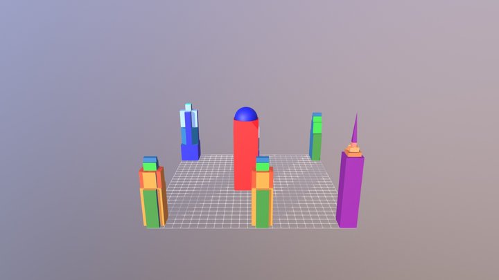 Skyline 3D Model