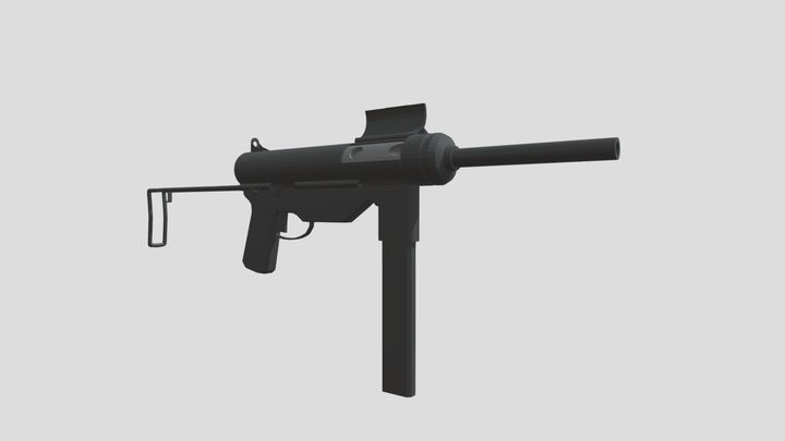 M3 Grease gun 3D Model