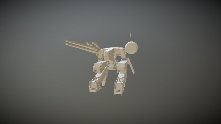 Metal Gear Rex 3D Model