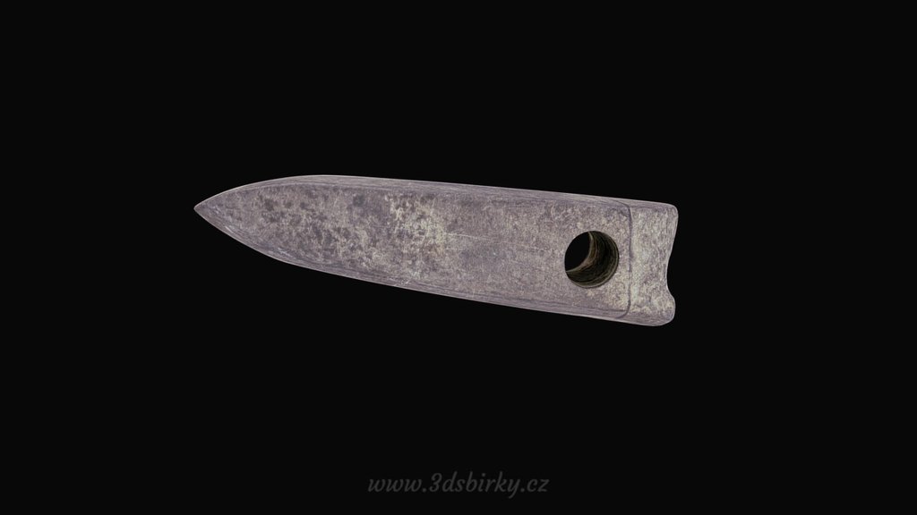 Celt stone axe / Kamenný sekeromlat — Sketchfab embed 3D viewer
