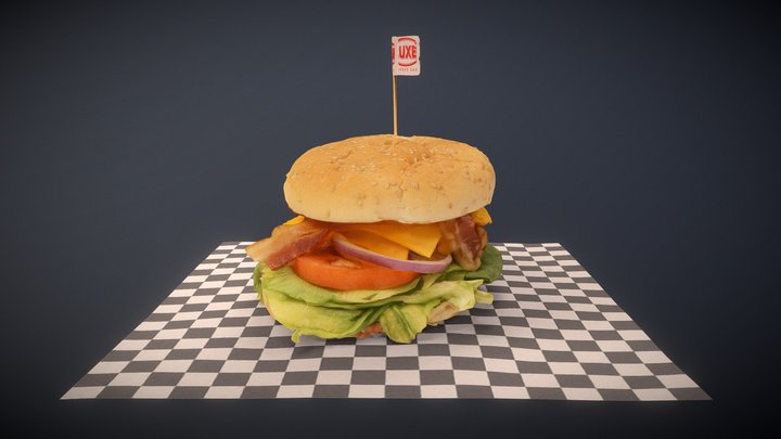 Luxe Burger Bar 3D Model