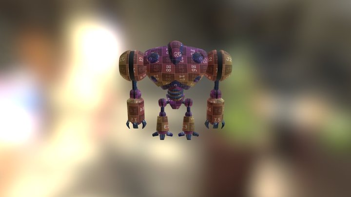 07-(e) Robot - UV Mapping & Rigging 3D Model