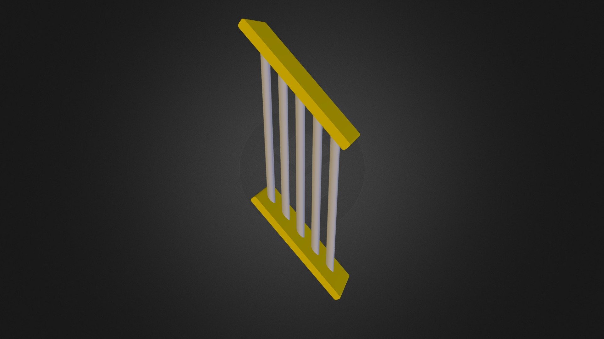 Railing Stairs Down — Sketchfab embed 3D viewer